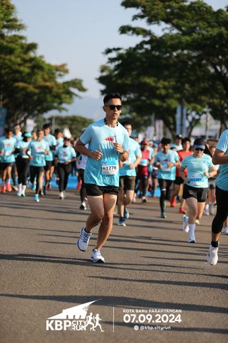 Race photo from KBP City Run 2024