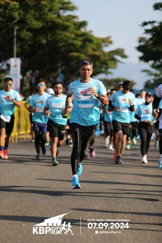 Race photo from KBP City Run 2024