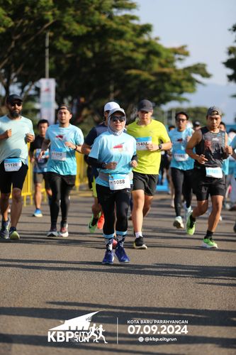 Race photo from KBP City Run 2024