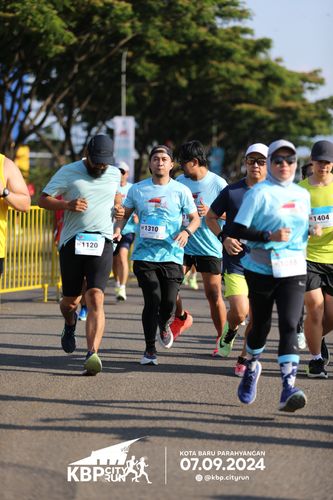 Race photo from KBP City Run 2024