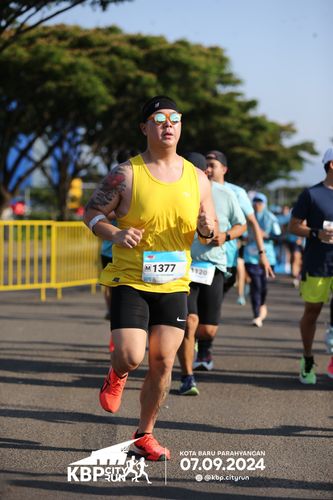 Race photo from KBP City Run 2024