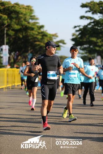 Race photo from KBP City Run 2024