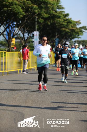 Race photo from KBP City Run 2024