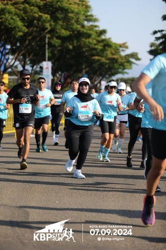 Race photo from KBP City Run 2024