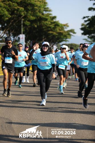 Race photo from KBP City Run 2024