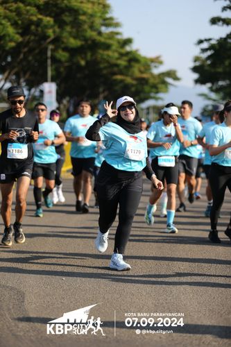 Race photo from KBP City Run 2024