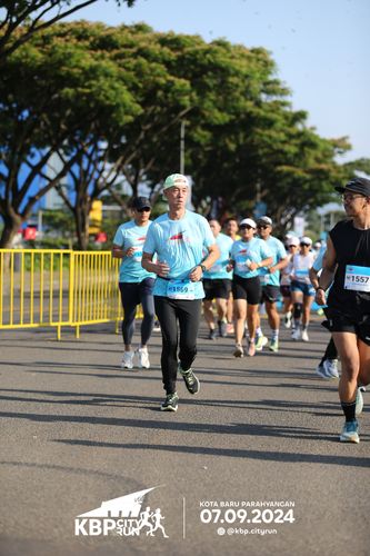 Race photo from KBP City Run 2024