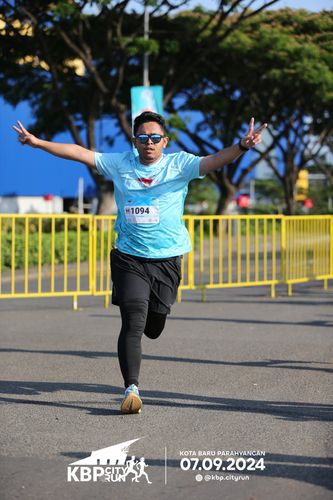 Race photo from KBP City Run 2024