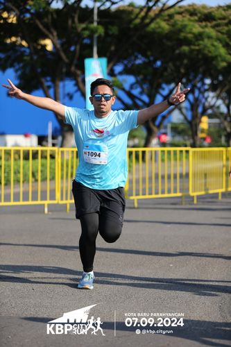 Race photo from KBP City Run 2024