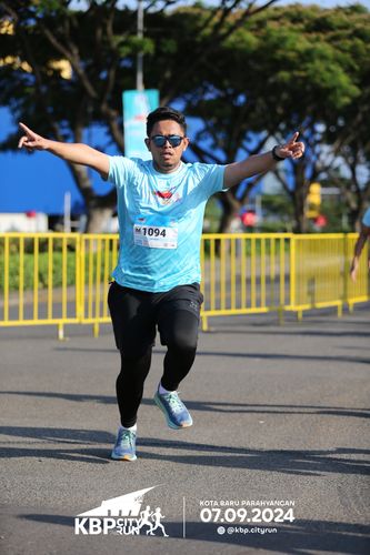 Race photo from KBP City Run 2024