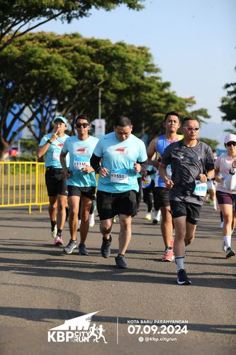 Race photo from KBP City Run 2024