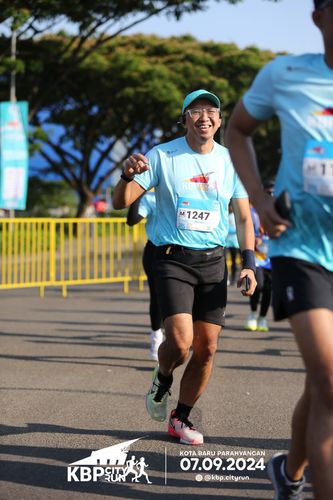 Race photo from KBP City Run 2024