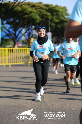 Race photo from KBP City Run 2024