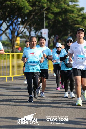 Race photo from KBP City Run 2024
