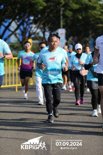 Race photo from KBP City Run 2024