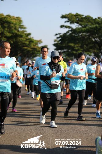 Race photo from KBP City Run 2024