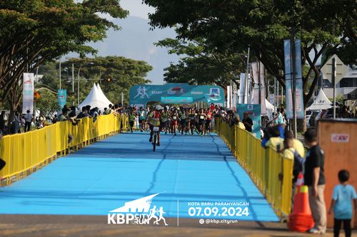 Race photo from KBP City Run 2024
