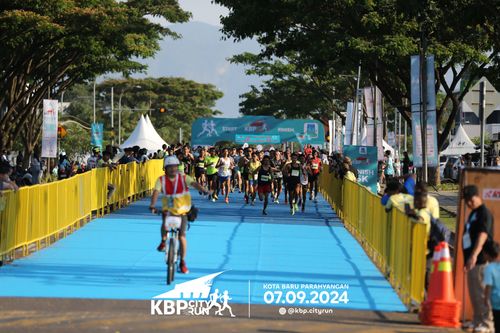 Race photo from KBP City Run 2024