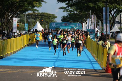 Race photo from KBP City Run 2024