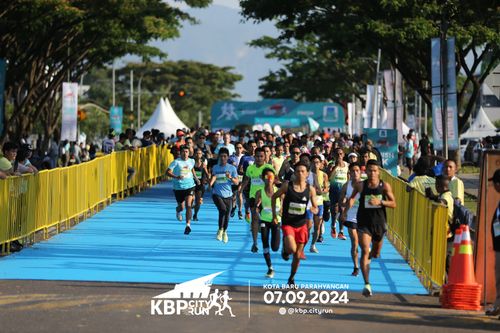 Race photo from KBP City Run 2024