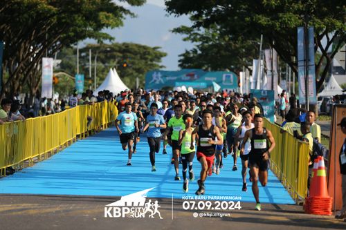 Race photo from KBP City Run 2024