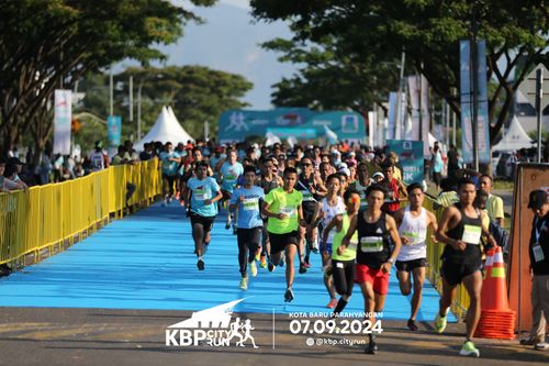 Race photo from KBP City Run 2024