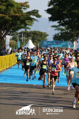 Race photo from KBP City Run 2024