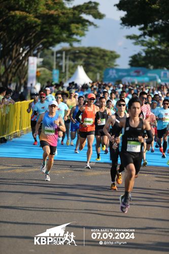 Race photo from KBP City Run 2024