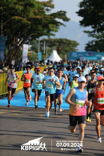 Race photo from KBP City Run 2024