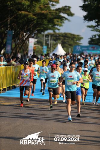Race photo from KBP City Run 2024