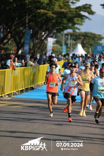 Race photo from KBP City Run 2024