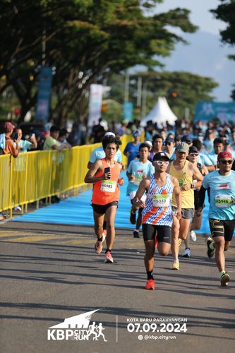 Race photo from KBP City Run 2024