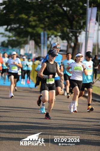 Race photo from KBP City Run 2024
