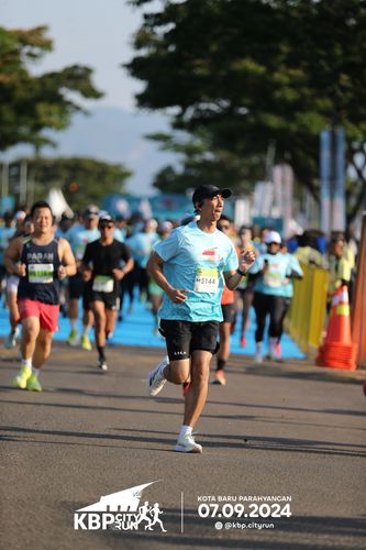 Race photo from KBP City Run 2024