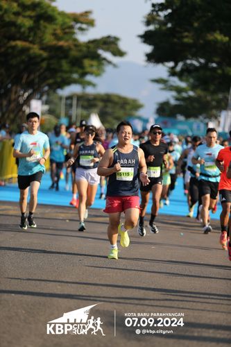 Race photo from KBP City Run 2024