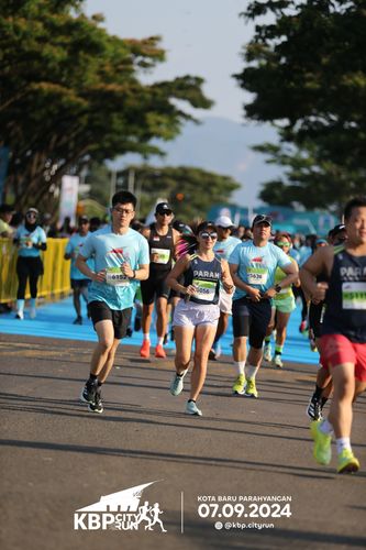 Race photo from KBP City Run 2024