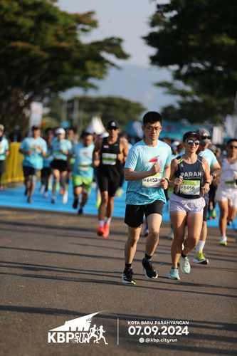 Race photo from KBP City Run 2024