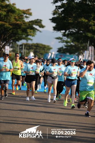 Race photo from KBP City Run 2024