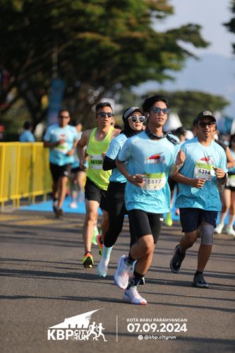 Race photo from KBP City Run 2024