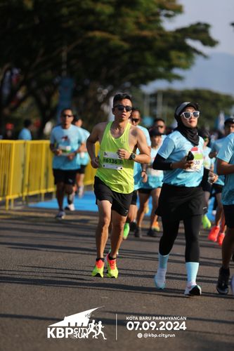 Race photo from KBP City Run 2024