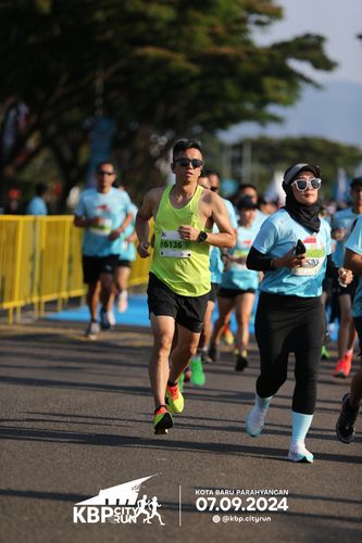 Race photo from KBP City Run 2024