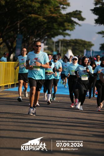 Race photo from KBP City Run 2024