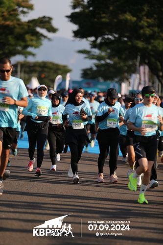 Race photo from KBP City Run 2024