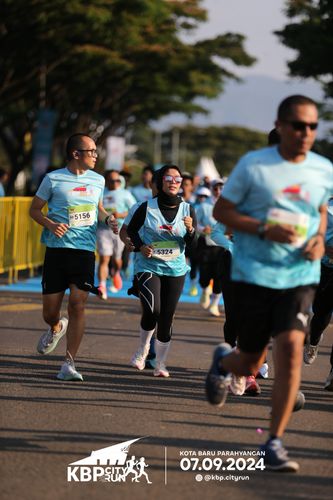 Race photo from KBP City Run 2024