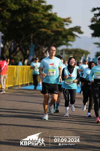 Race photo from KBP City Run 2024