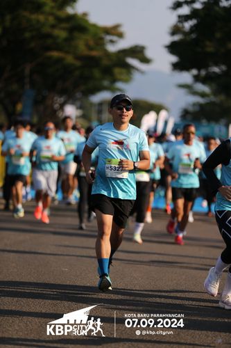 Race photo from KBP City Run 2024