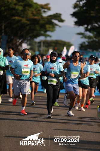 Race photo from KBP City Run 2024
