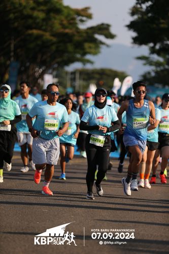 Race photo from KBP City Run 2024