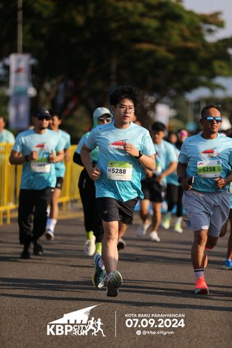 Race photo from KBP City Run 2024