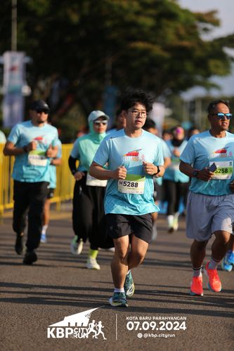 Race photo from KBP City Run 2024